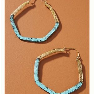 Anthropologie Jewelry - Anthropologie Lena Bernard Angeles Hoop Earrings Anthropologie Jewelry - Anthropologie Lena Bernard Angeles Hoop Earrings